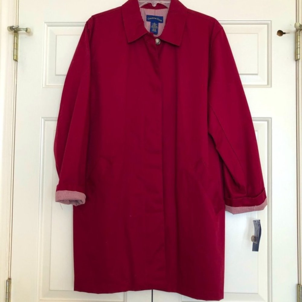 NWT Charter Club Raincoat Size L